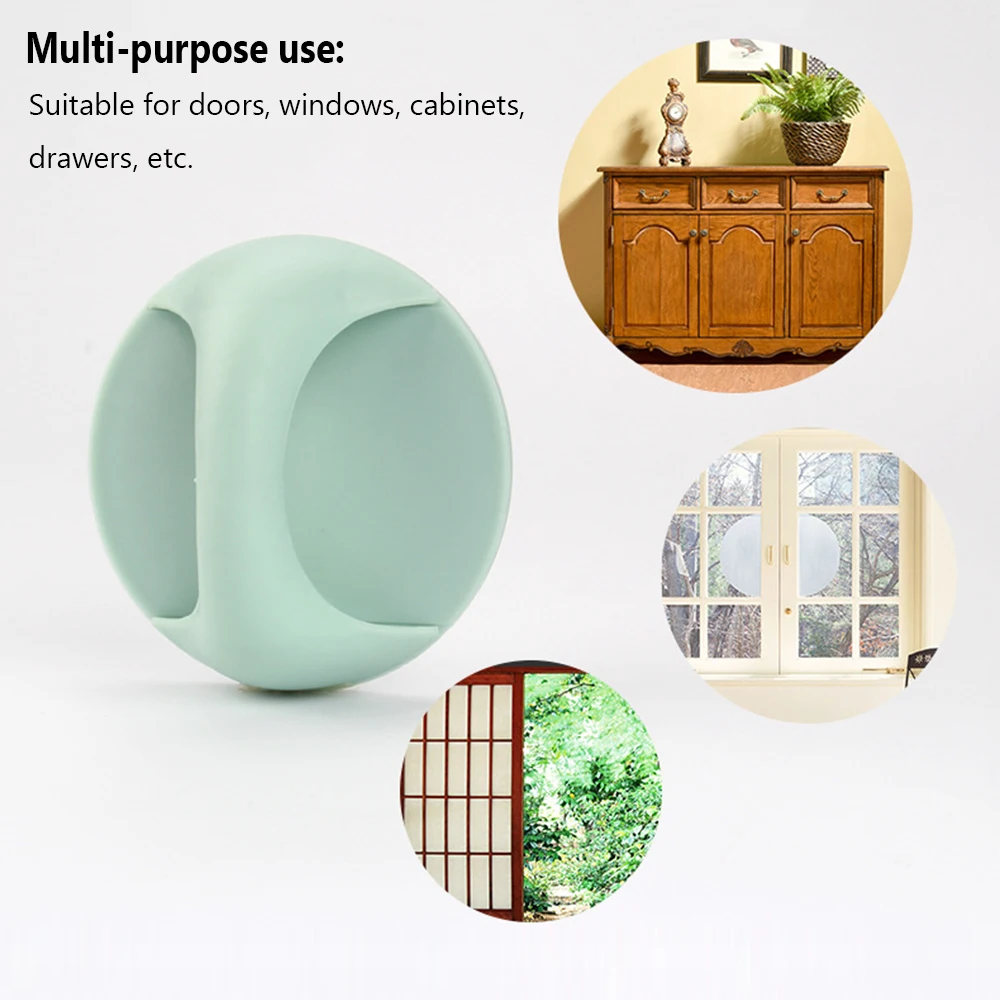 

Круглое стекло для холодильника, многофункциональная мебельная дверная ручка, вспомогательные ручки, самоклеящиеся