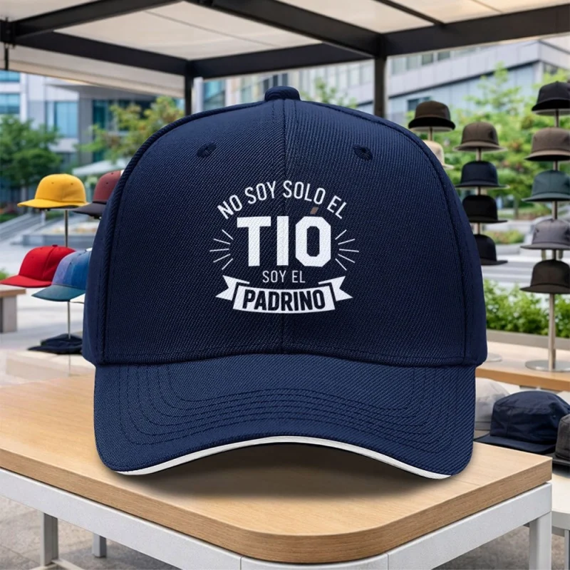 Godfather Humor Adjustable Baseball Cap – Trendy Print – Outdoor Sports, Camping, Golf, Street Dance