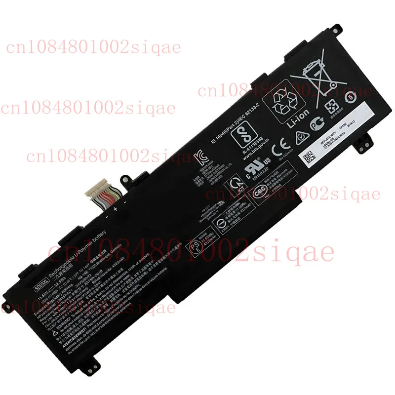 

ДЛЯ HP SD03XL Аккумулятор для HP L84394-005 52,5 Втч 11,5 В ИНСТРУМЕНТЫ