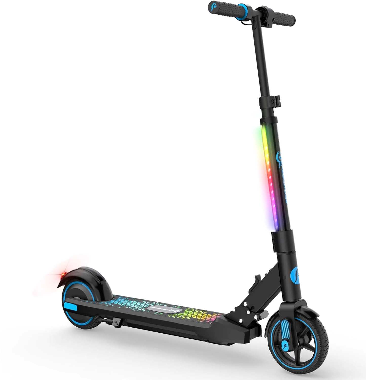 EVERCROSS TECH EV06C elektrische kinder scooters, opvouwbaar, tot 15 KM/H, LED-scherm, kleurrijke verlichting - afbeelding 1
