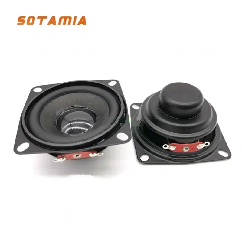 SOTAMIA 2Pcs 2 Inch Full Range Sound Amplifier Speaker Driver DIY Stereo Music Bluetooth Audio Speaker 4 Ohm 5 W  Loudspeaker
