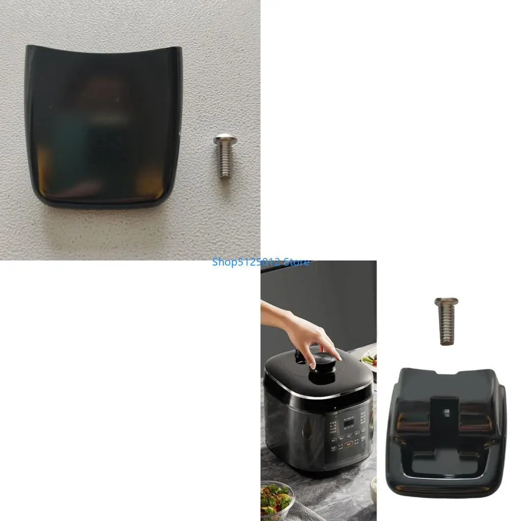 G8TC 2Pcs Pressure Pan Handle Ear Replacement Metal Pot Handle Cookware Pan Side Handle for Steamer Sauce Pot Accessories