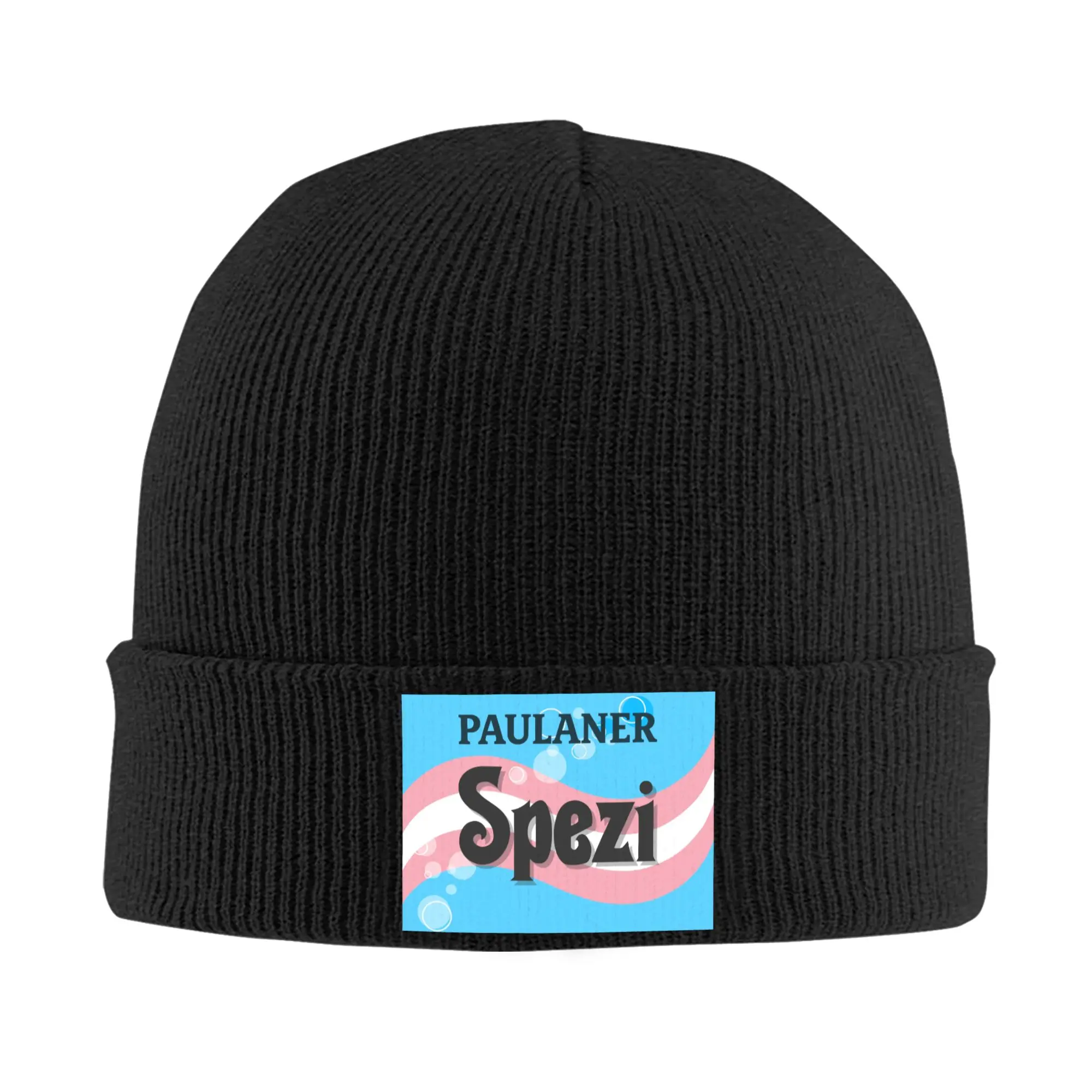 Custom P-paulaners Spezi Love Skullies Beanies Caps Winter Warm Knitting Hat Men Women Drink Lover Bonnet Hats Outdoor Ski Cap