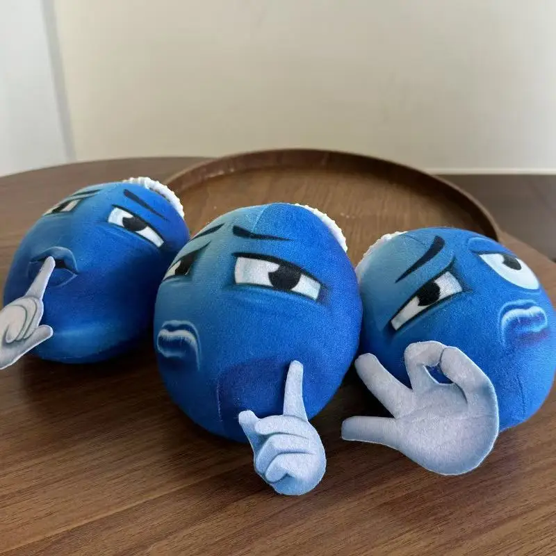 最新のブルービーンバックパックペンダントキーホルダー人形かわいいぬいぐるみ手作り人形漫画アニメかわいいギフト楽しい人形