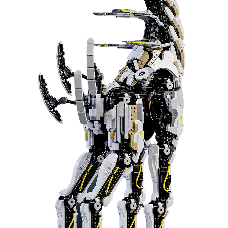 7401 قطعة MOC الأفق صفر الفجر طويلة الرقبة الوحش اللبنات نسخة ضخمة الزرافة جمع نموذج هدية للبالغين والأطفال