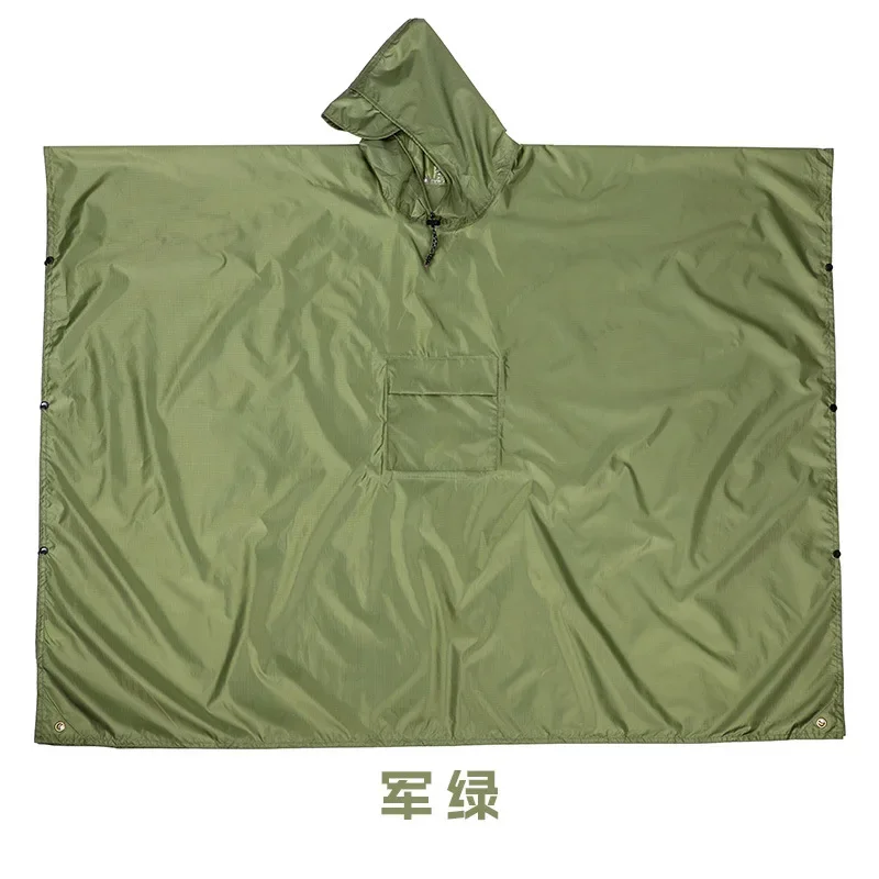 3 In 1 Outdoor Waterproof Raincoat Rain Coat Men Raincoat Women Awning From The Rain Motorcycle Rain Poncho Picnic Mat