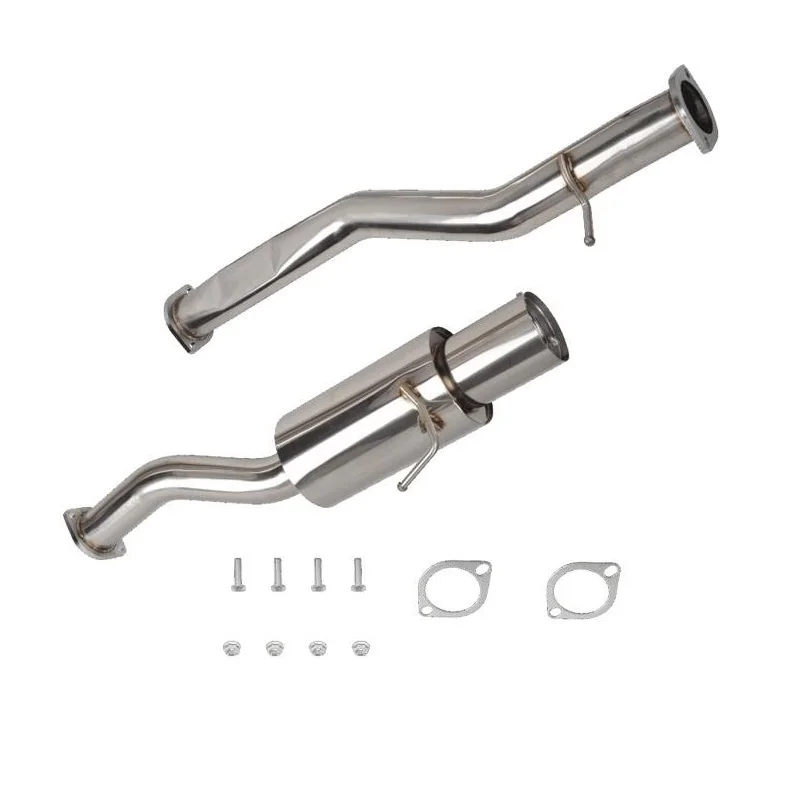 High Quality Universal Full Cat Back Exhaust Drift Spec Fit Stainless Steel for Nissan 350Z Infiniti G35 2003-2008 EC46507