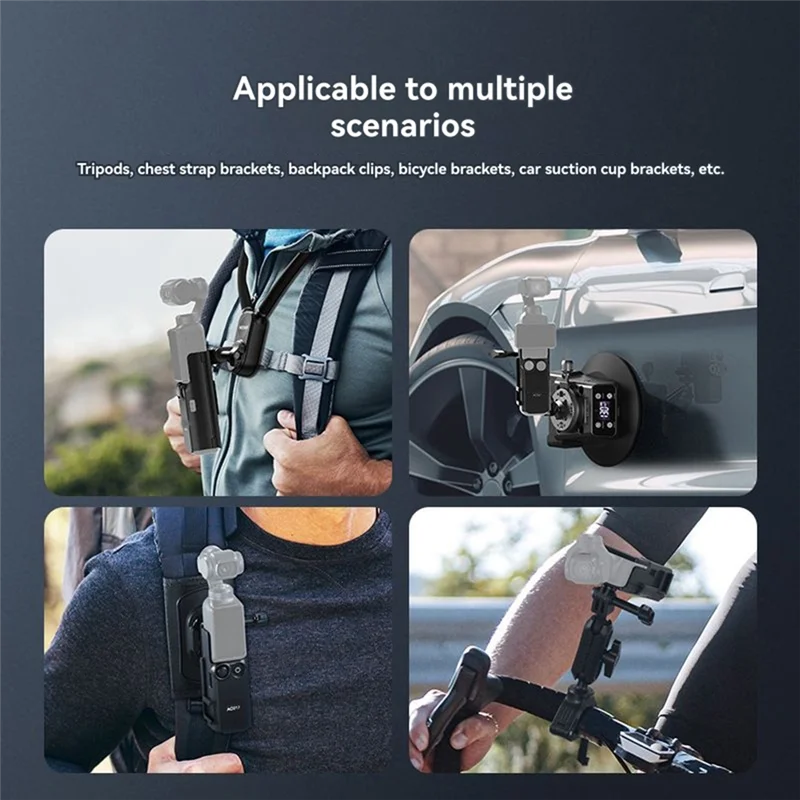 لجيب 3 تمديد محول تركيب ل DJI Osmo Pocket 3 اكسسوارات واقية قفص قوس حامل الميكروفون المشبك