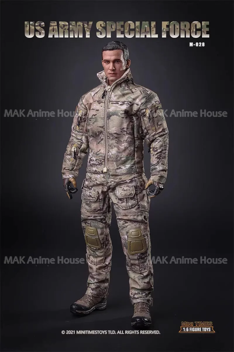 Mini Times Toys M028 Skala 1/6 Amerykańskie Siły Specjalne Wojska Powietrznodesantowe Pełny Zestaw 12-calowy Ruchomy Żołnierz Figurka Akcji Prezent dla Chłopca