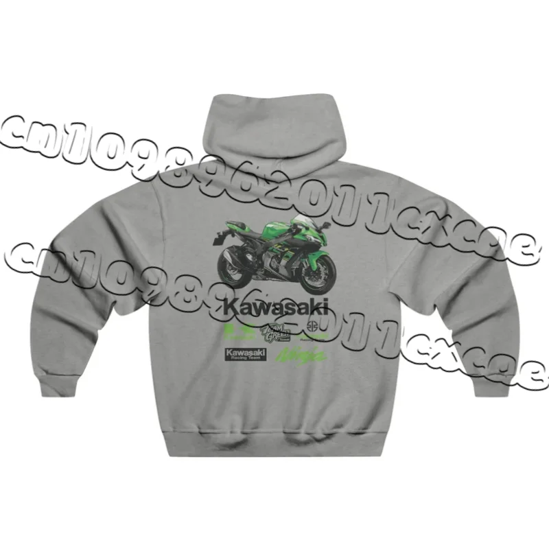 

Kawasaki Professional Sports Hoodie with Thick Windproof Hoodie Design for Autumn and Winter, Unisex Outdoor Training Shirt