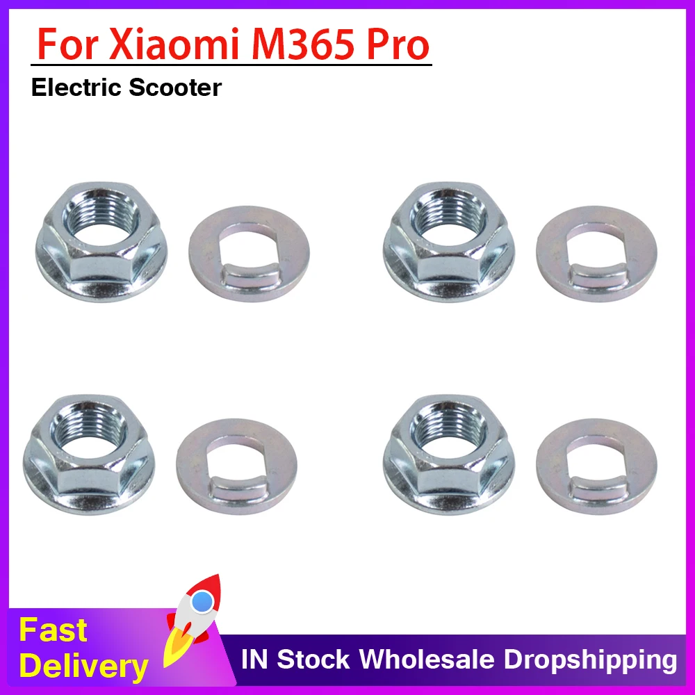 Front Motor Wheel Steel Alloy Nuts Replacement for Xiaomi M365 PRO Electric Scooter Replacement Spare Accessories