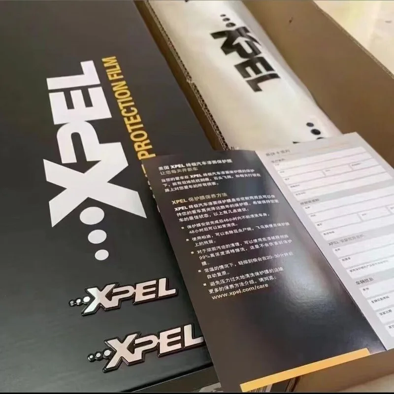 

XPEL PPF Lux Plus Глянцевая черная самовосстанавливающаяся защитная пленка для автомобильной краски Нежелтая прозрачная пленка против царапин Eventually Plus