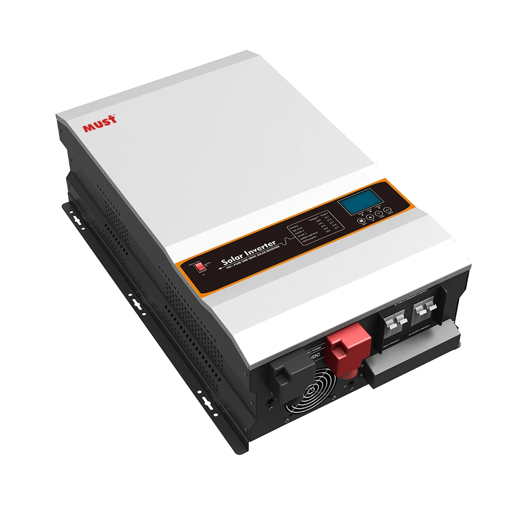 MUST PV3500 Series MPPT Off Grid 48V Solar Inverter 6KW 8KW 12KW 3000W 5000W 12V 24V Hybrid Solar Inverter