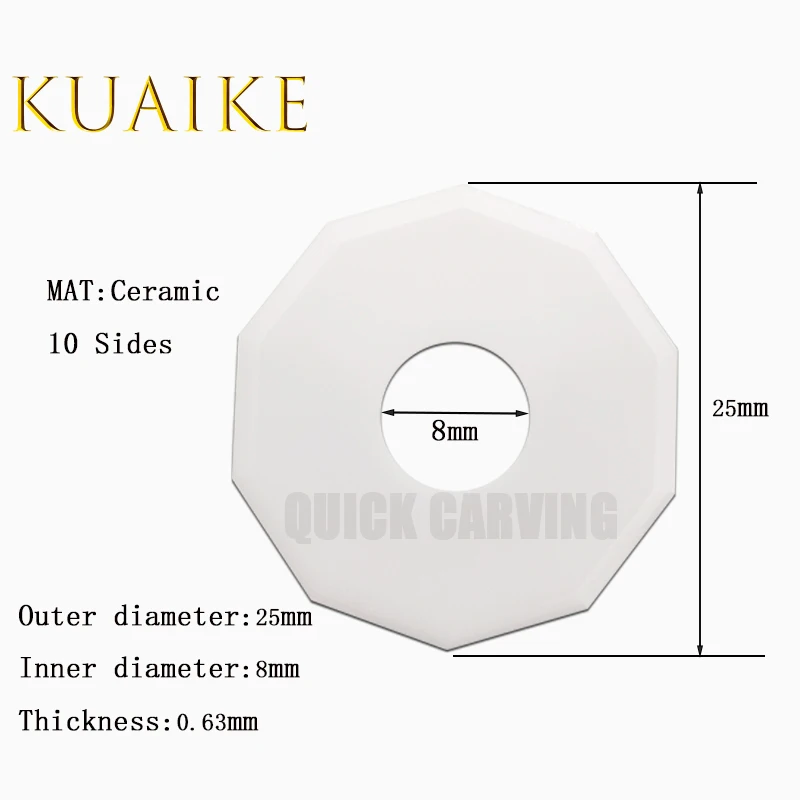 10 قطعة قاطع التوجيه شفرة القطع كربيد التنغستن الصلب السيراميك سكين دوار أدوات التصنيع باستخدام الحاسب الآلي JWEI AOL RZCUT AOKE IECHO ATOM EMMA