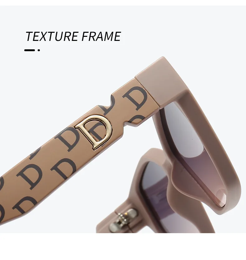 Neue Luxus D Marke Glamour Sonnenbrille Für Frauen Und Männer Stilvolle Cat Eye Designer Brillen Klassische Mode Unisex Gläser UV400 – Detail 7