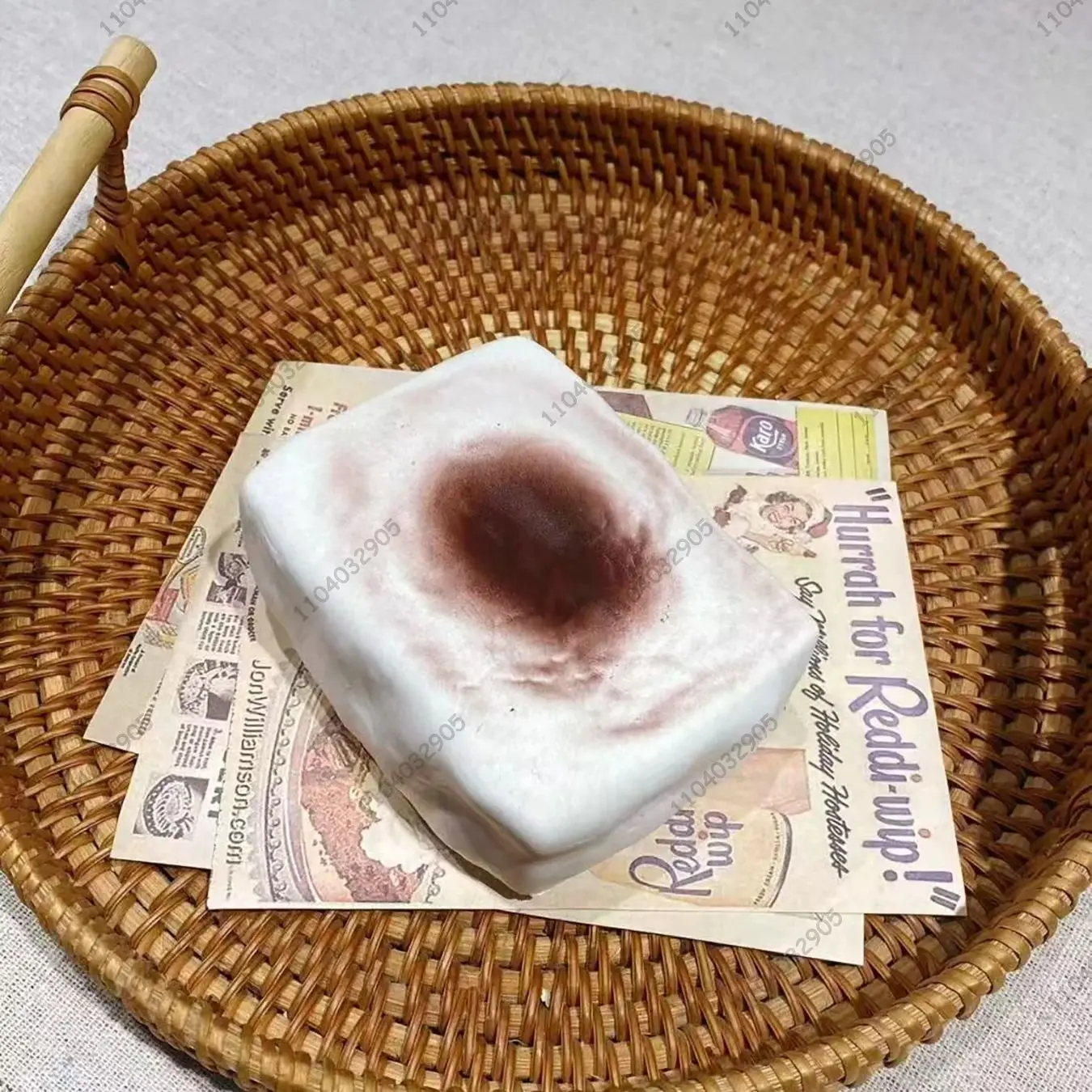 Mochi aux haricots rouges grillés, Squishy à montée lente, gâteau au riz Mochi rempli de fromage, jouet à presser, rebond lent, libération du Stress, jouet de relaxation des mains