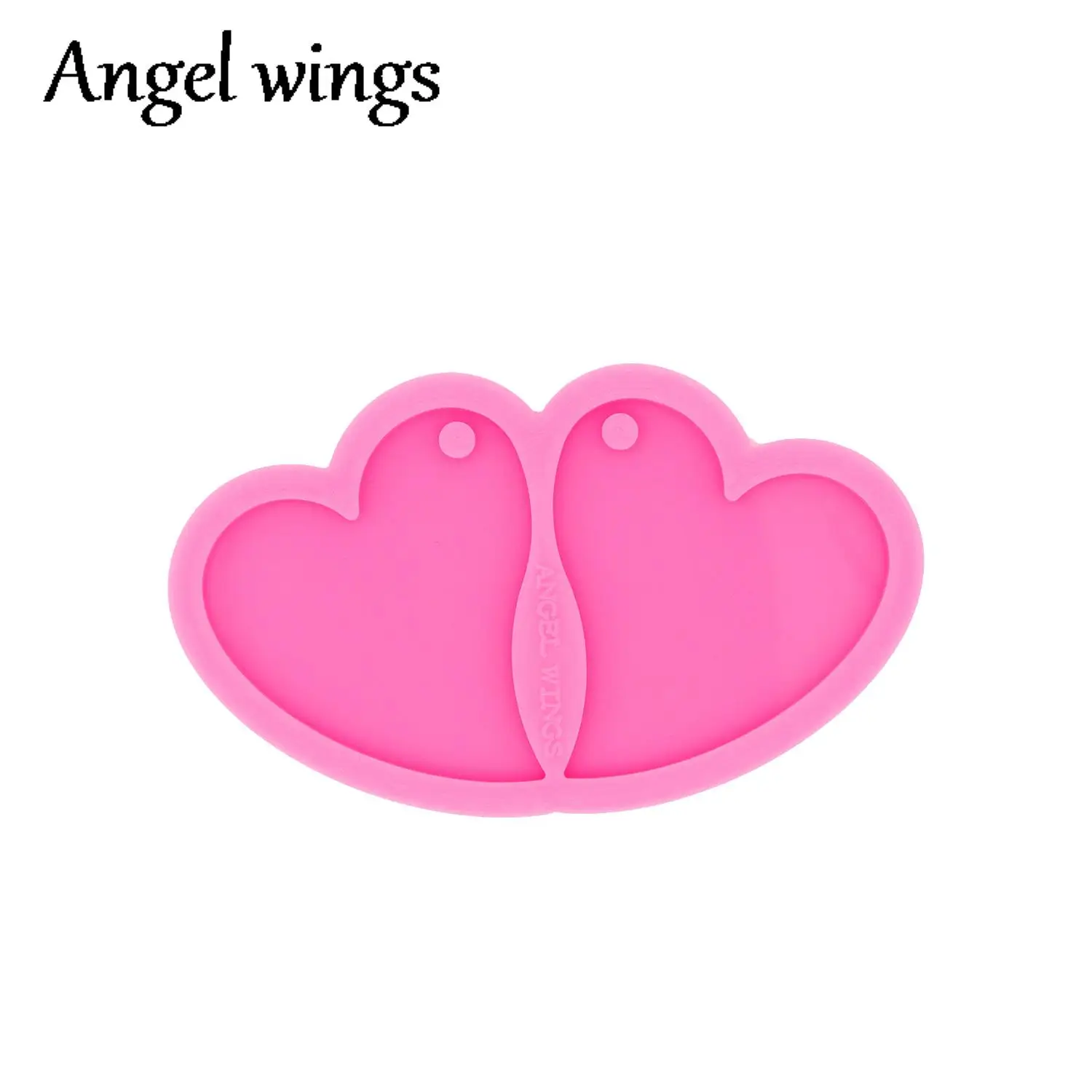 DY0588 Feather shapes Earrings Resin Mold, Art DIY Silicone Craft Molds, Heart Love Mould To for Epoxy Resin Jewellery Making