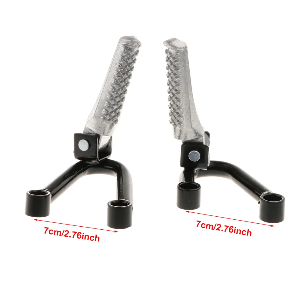 2pcs Motorcycle Footpegs Motorcycle Rear Passenger Foot Pegs Footrests Pedal Rear Foot Rests For Cross-Country Motorcycle