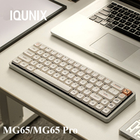 IQUNIX MG65 Pro Wireless Bluetooth Mechanical Keyboard RGB Aluminium Low Axis Hot Swap Alloy CNC Keyboard Pc Gamer Accessories