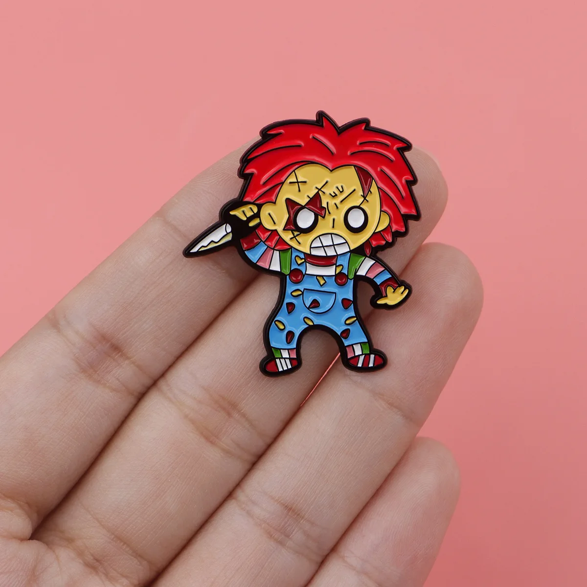 Creepy Kid Mom Brooch Pin Badge Alloy Clothing Backpack Jewelry Accessories Cross Border Foreign Trade Hot Selling Latest - view 4