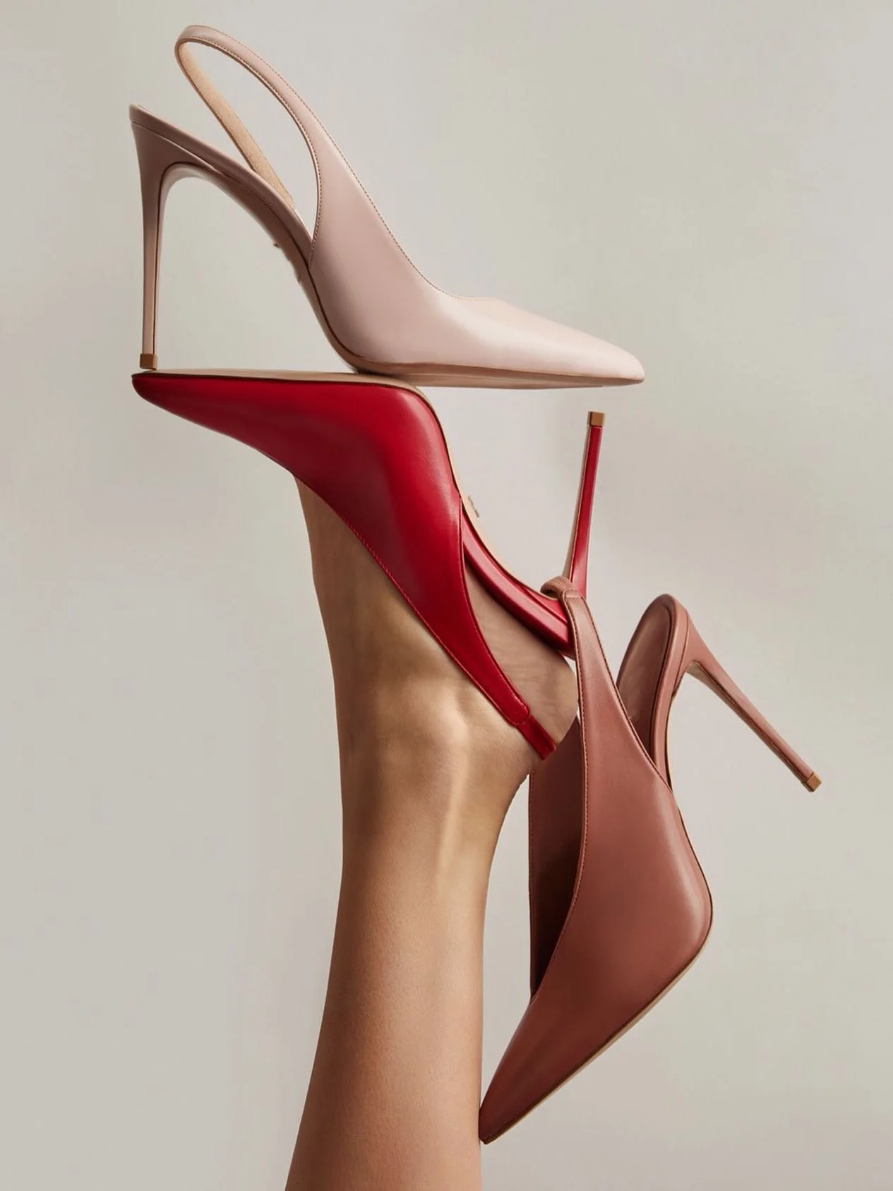 

Patent Leather Slingback Women Pumps Back Strap Sexy Pointy Toe Slip On Fashion 2025 Spring Autumn Runway Women Dress Shoes