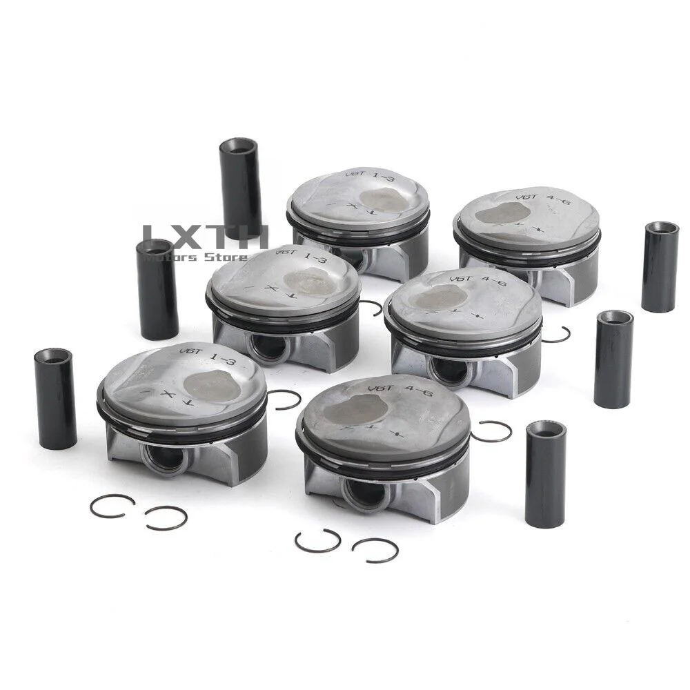 Jeu de 6 segments de piston STD Φ 96mm, pour Porsche Macan Panamera S 4S 3.0T V6 970 95B, A94610306007 A94610306knit