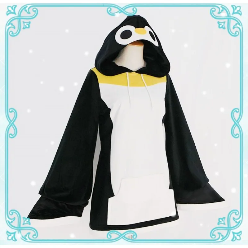 Anime Rem Ram Cosplay Costume Cute Penguin Hooded Dress Uniform Suit for Women Halloween Carnival Party Roleplay Outfits view 3