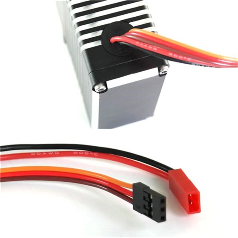 KINGMAX S180 370g 180kg Digital Steel Gears All Metal High Torque Waterproof Servo for RC Boat