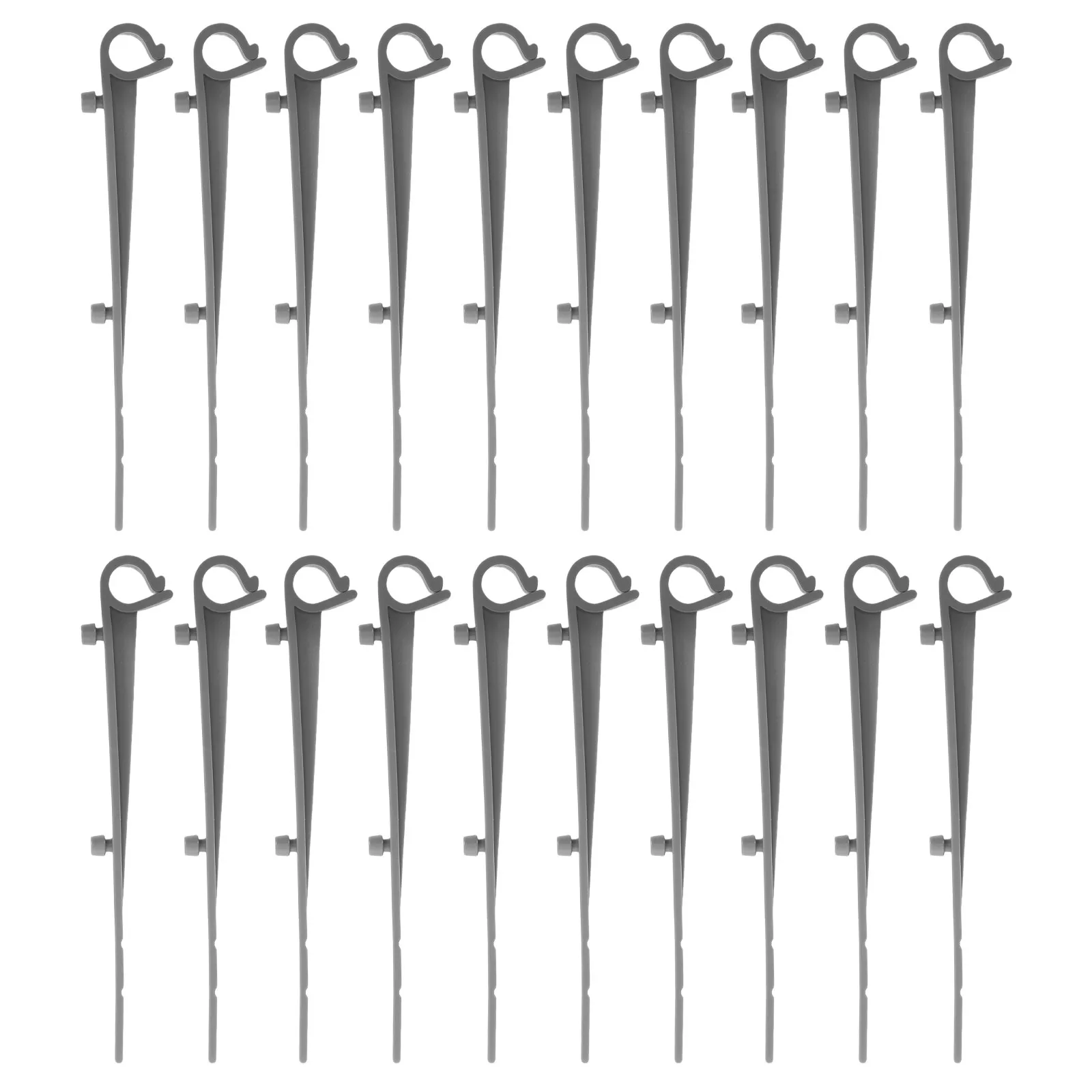 20 Pcs Hook Gutter Guard Fixings Fasteners Attachment Clips ABS Brush Extension Fixed Hooks Accessories Hangers