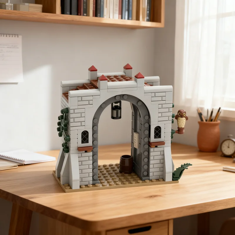 

221pcs MOC Techniques Tutorials Archway Castle Model Building Blocks Construction Toys Christmas Gifts Creative Idea Education