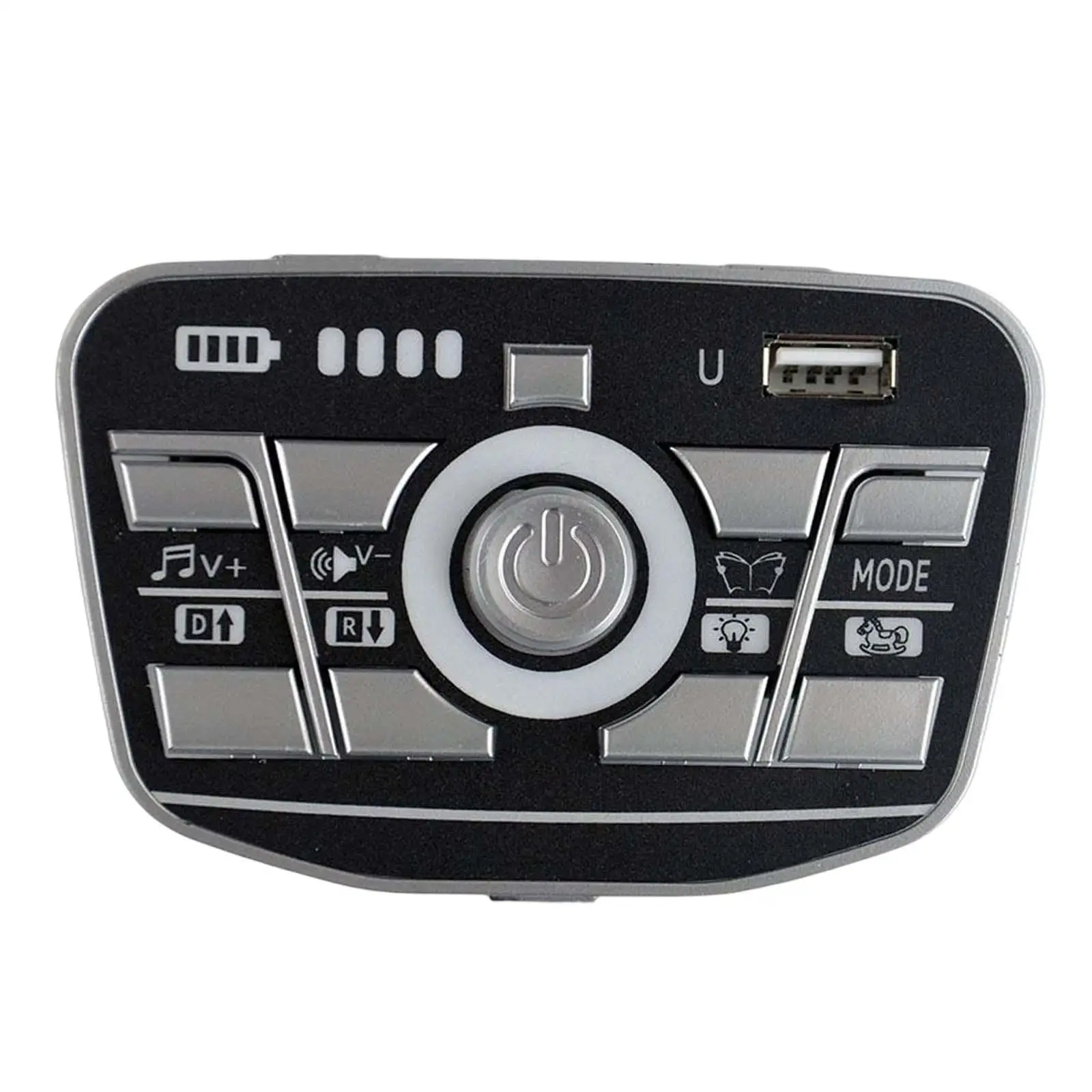 Central Panel Multifunctional Electric Toy cars music powers Display Center Panel for Powered Wheels Replacement Parts Toy Parts