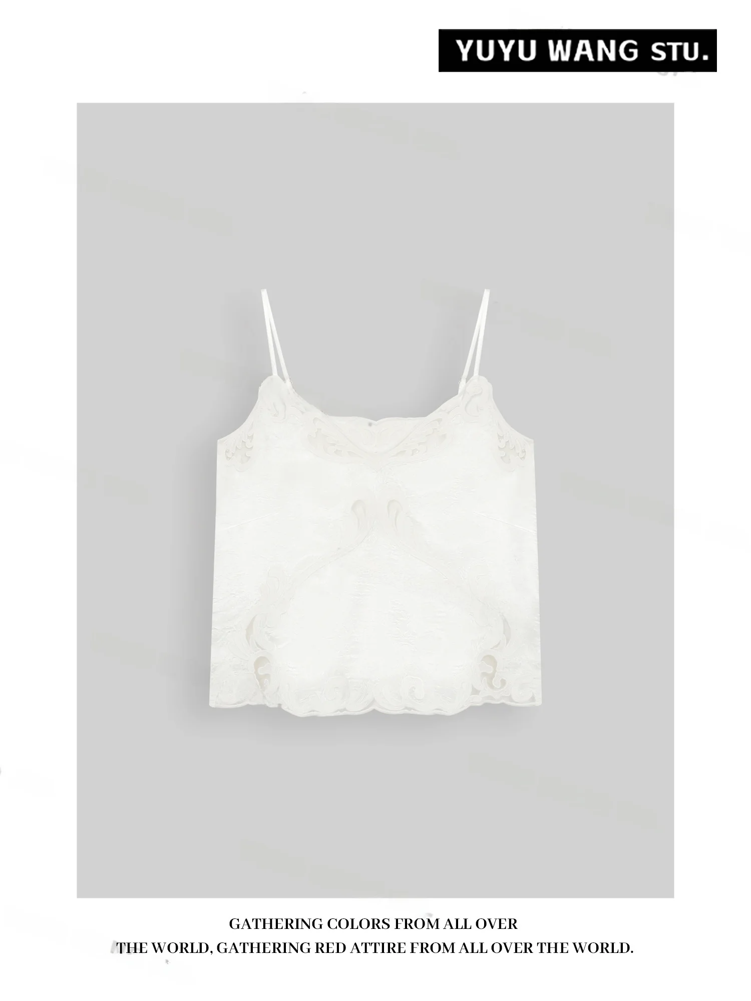 

Новый китайский белый топ без бретелек для женщин, летняя внутренняя одежда, серия YUYU WANG Tea Language, традиционная этническая мода