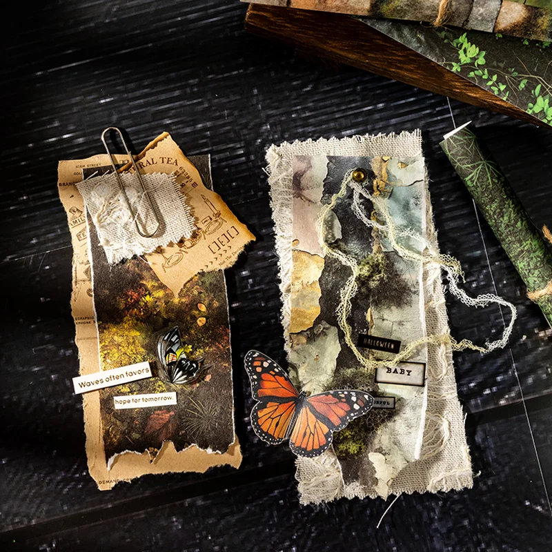 مستر بيبر مادة اللمس الطبيعي ورقة 16/20 ورقة/حزمة زهرة الجليد مواد النباتات الخضراء ورقة هدية تزيين المنزل الأصدقاء