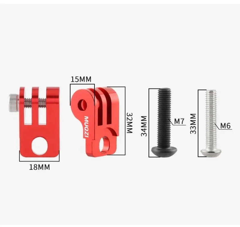 MUQZI Für Brompton Faltrad-Lichthalterung Fahrradbeleuchtung Lampenhalter Adapter Computerhalterung Fahrradzubehör – Detail 2