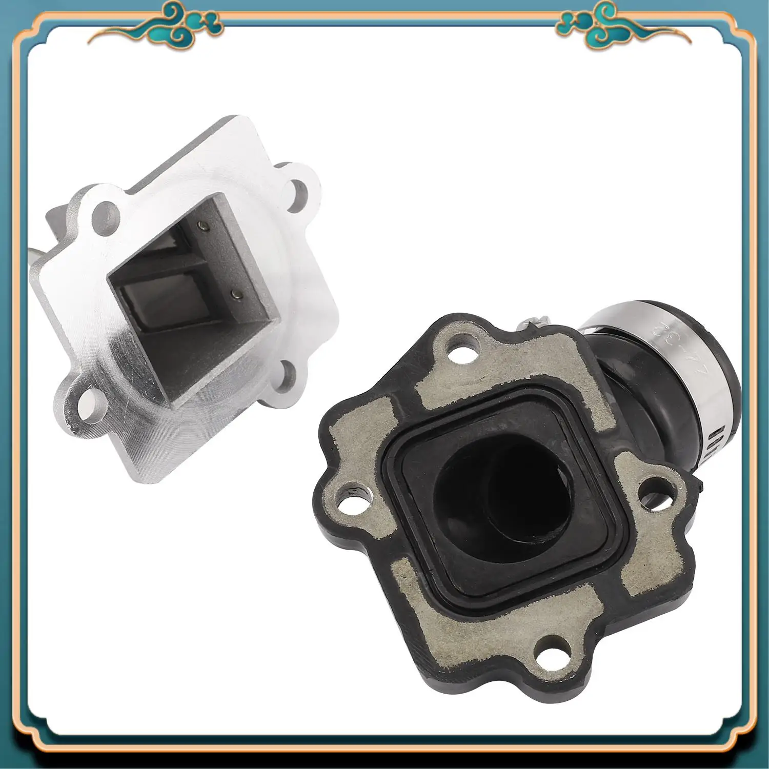 

Latest Scooters Intake Manifold Reed Valve Assembly For Yamaha Jog 50 CY50 Jog 50 CG50