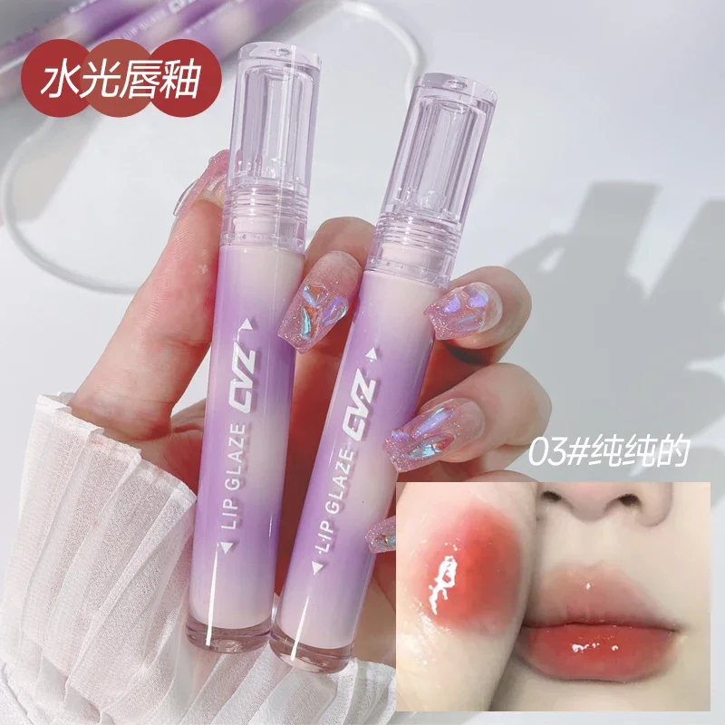 5 colori Shiny Crystal Jelly Nourish Lip Gloss rossetto liquido idratante trucco labbra ad asciugatura rapida smalto per labbra lucido Non appiccicoso