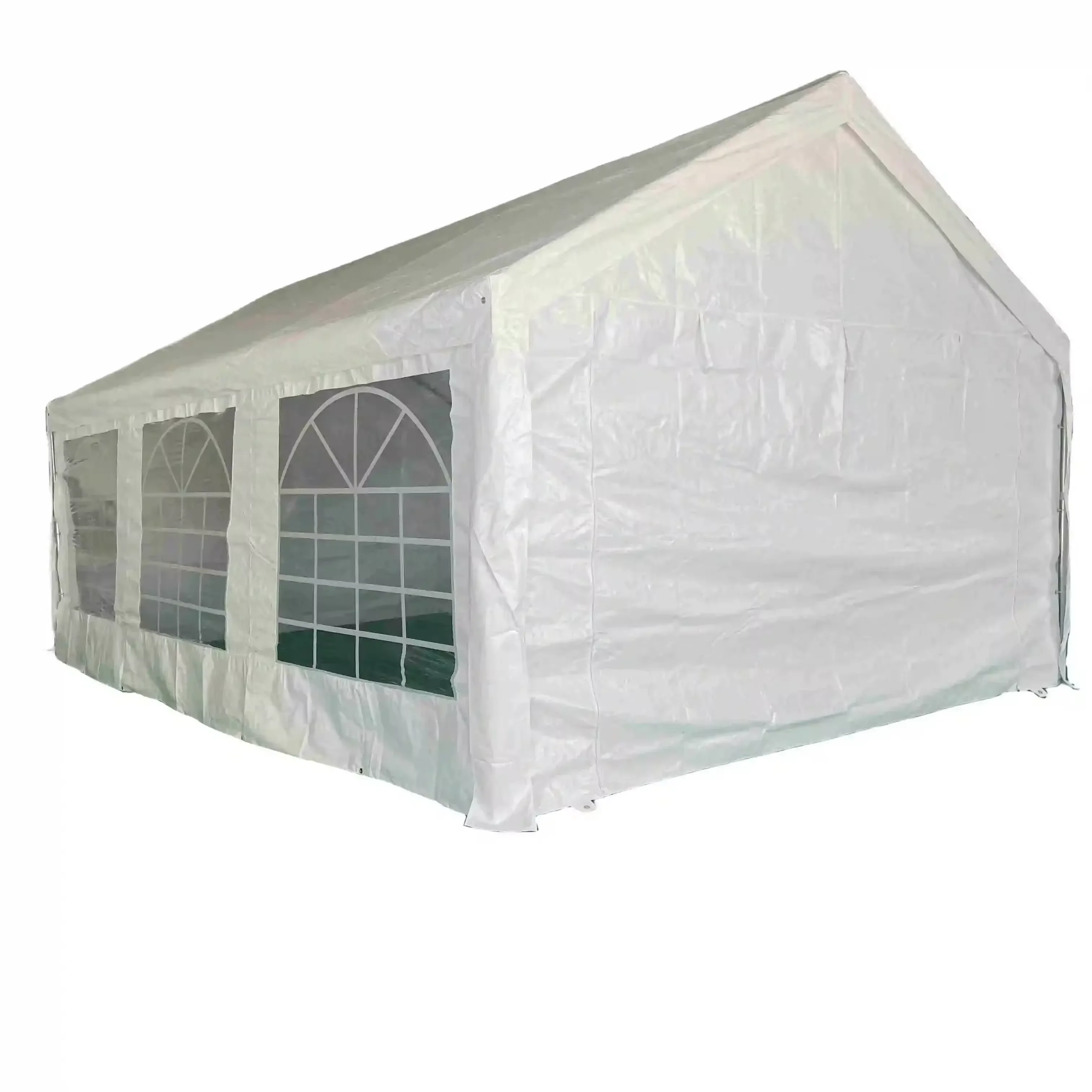 Commercial Grade 5*10m Canopy Tent with Heavy Duty Steel Frame Outdoor Oxford Fabric Shelter for Rain/Sun Protection at Events