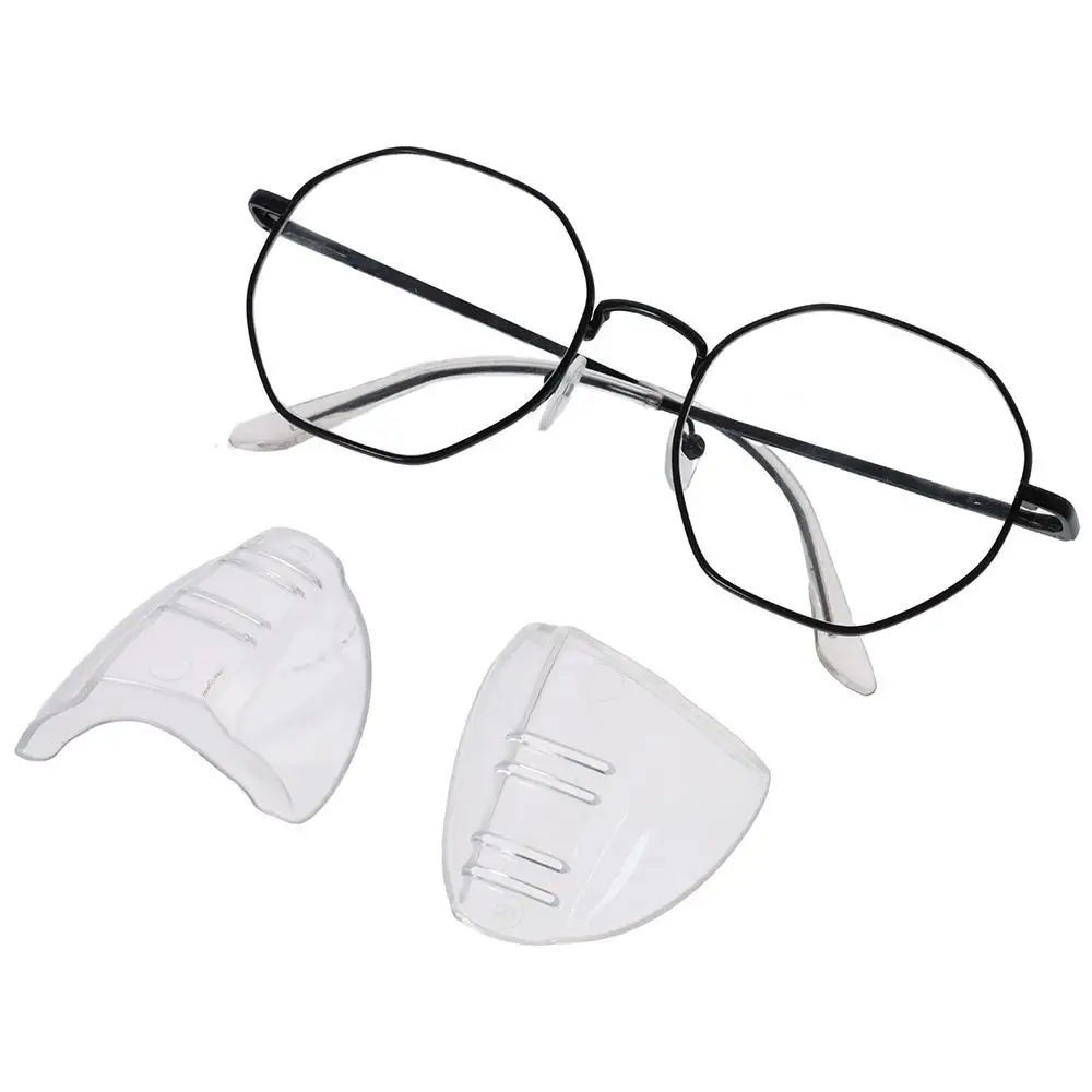 TPU Eye Protection Glasses Rose/Blue/Dark Green/Clear/Tawny 12mm Side Shields for Glasses Anti Fog Safety Glasses Unisex