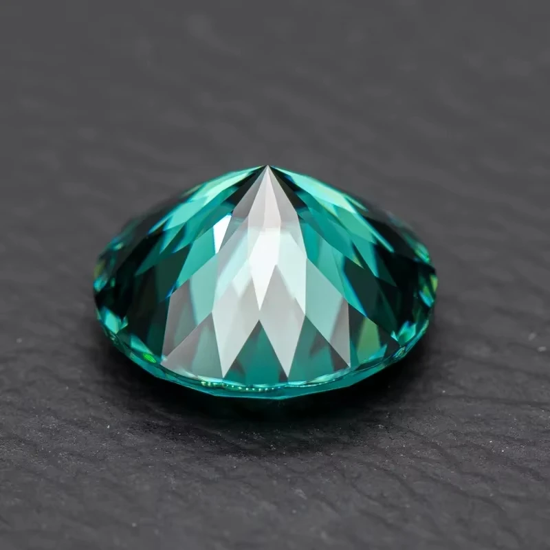 

Муассанит с сертификатом, 100-лицевая огранка, белый, королевский синий, аквамарин, ледяной синий, сакура, розовый, золотой, желтый, ювелирные изделия для шампанского