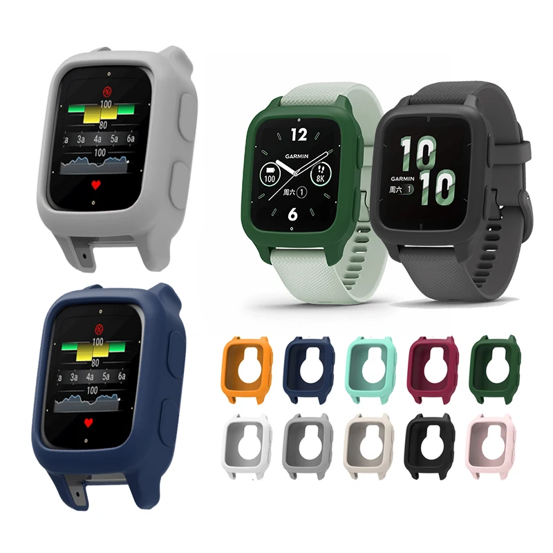 غطاء حماية ناعم لساعة Garmin Venu Sq 2 الذكية من السيليكون