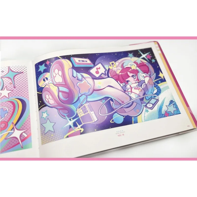 Chinese Edition Art Album Set Muse Dash VOL.1 Music Game Peripherals Cartoon Manga Collection Book Send Game Illustrations