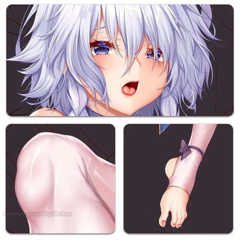 Izayoi Sakuya Dakimakura Touhou Project Hugging Full Body Pillow Case Cushion Cover Pillowcase Home Bedding Pillowcover Decor