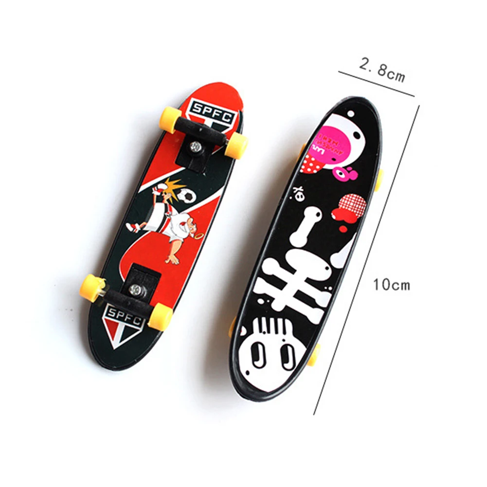 Willekeurige Afdrukken Professionele Legering Stand Toets Skateboard Mini Vinger Boards Skate Truck Vinger Skateboard Voor Kid Speelgoed