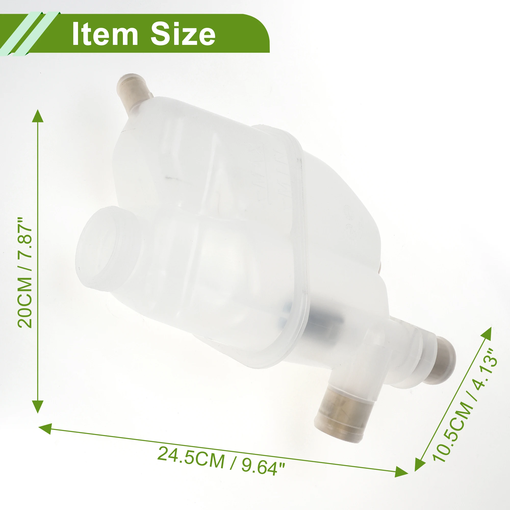 UXCELL No.A4505010003/4505010003 Coolant Water Expansion Tank for Smart Fortwo L3 1.0L 2008-2015 Heat Resist Coolant Radiator