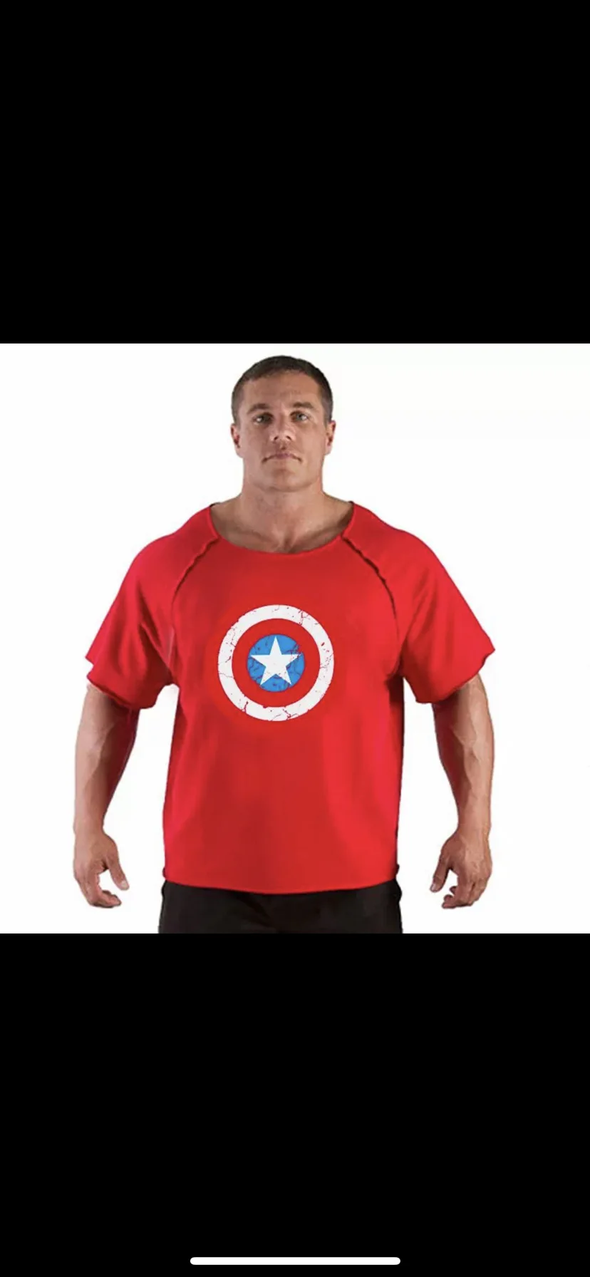 Men\'s Cotton Casual T Shirts Fitness Men Bodybuilding Shirt Batwing Sleeve Rag Shirt Gym Wear Muscle Running T-shirt Round Neck