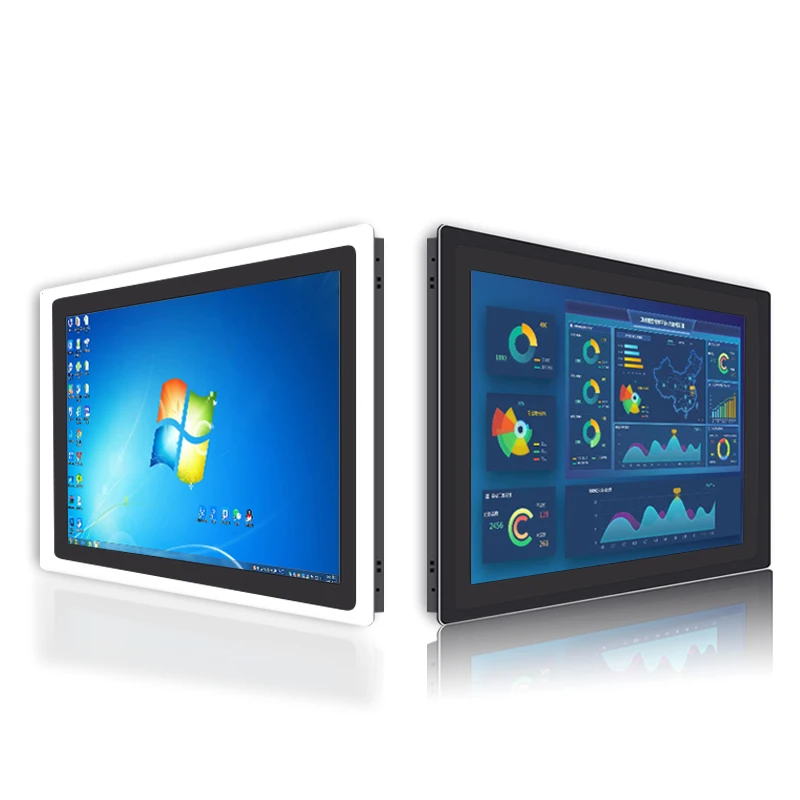 Cheap Panel PC Windows10 Touch Panel PC J1900 J6412 J4106 J4125 Different Screen Size Linux Industrial All-in-one Panel PC
