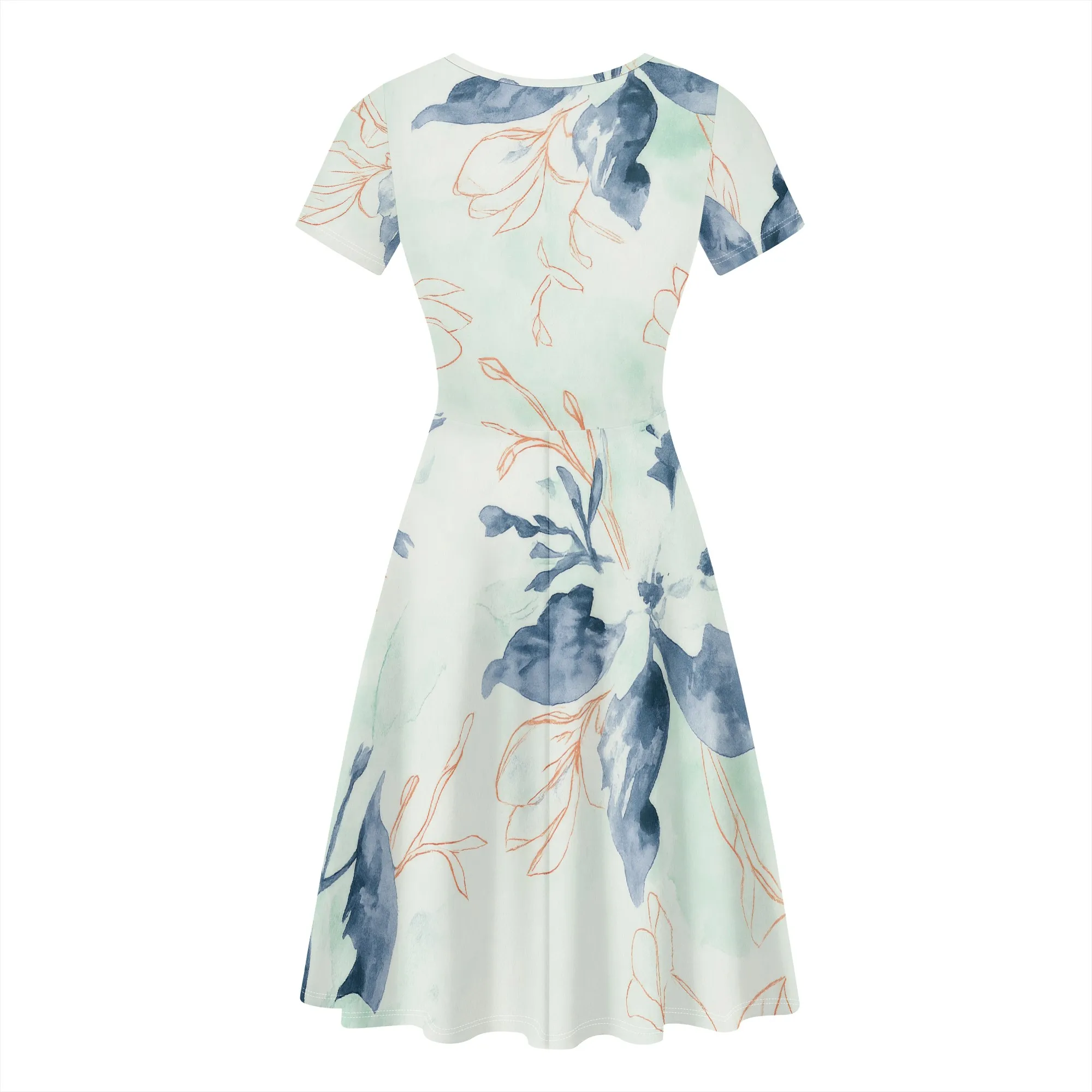 Women Summer Dresses Sleeveless Casual Loose Swing Down Midi Dress