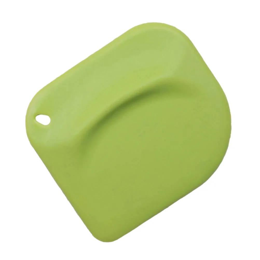 1Pcs Silicone Cream Spatula Premium Heat Resistant Scraper for Baking Cakes Jellies Chocolates Hanging Type Kitchen Gadget Green