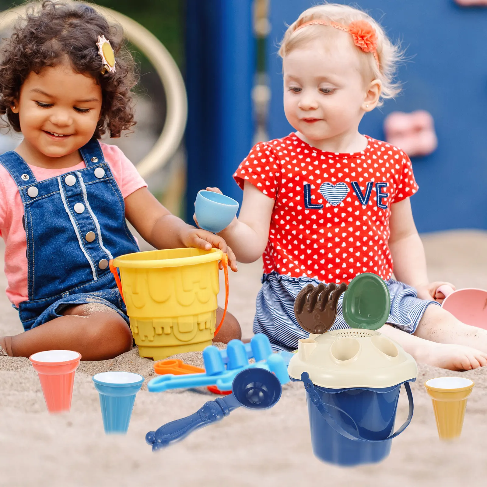 

1Set Kids Beach Play Sand Dredging Outdoor Bucket Plastic Fun Summer Children Playset Outdoor Beach Toy Sand Dredging Toys