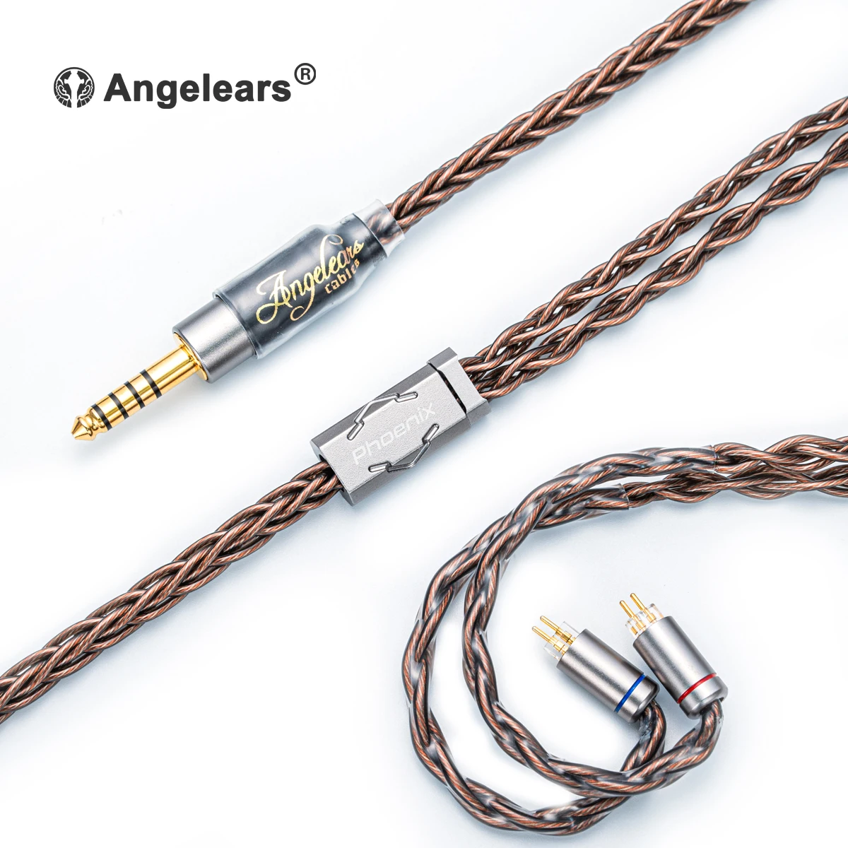 Ulepszony kabel słuchawkowy Angelears Phoenix Type 4S Litz 6N Mono-Crystalline Cu + SPC — zdjęcie produktu 7